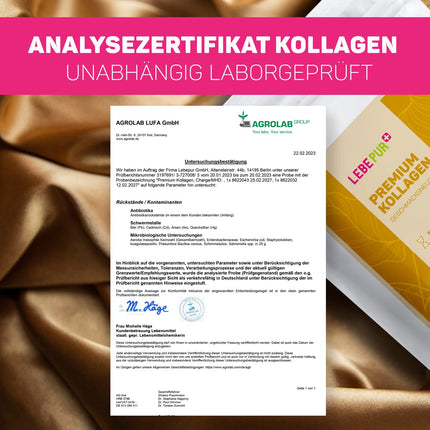 Lebepur Collagen Powder 550g - bioactive premium collagen hydrolysate - peptides type 1 &amp; 3 - free from hormones and antibiotics - super soluble &amp; tasteless