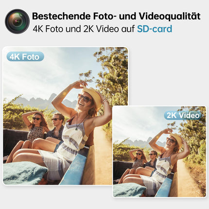 Loolinn | Drone with 4K camera as a gift for beginners - Under 250g, 50 minutes of flight time, two batteries, 4K photos, 2K videos, intelligent GPS return flight, C0 classification - GPS drone (gift idea)