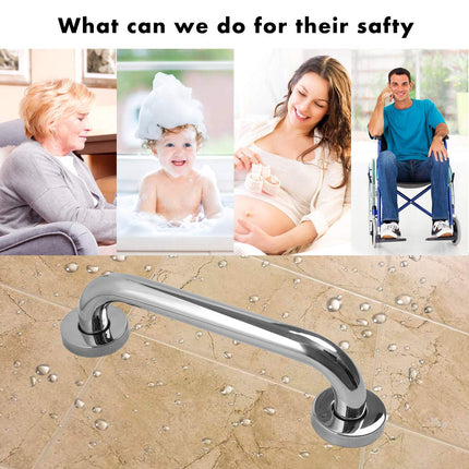 Grab bar stainless steel non-slip for bathroom bathtub shower safety handles for seniors and children 25 cm