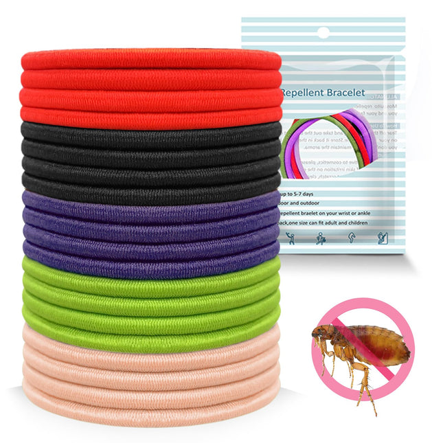 Anti-Lice Hair Ties against Head Lice 20 Pieces, Treatment against Head Lice, Safe and Reliable Means for Combating Head Lice and Nits