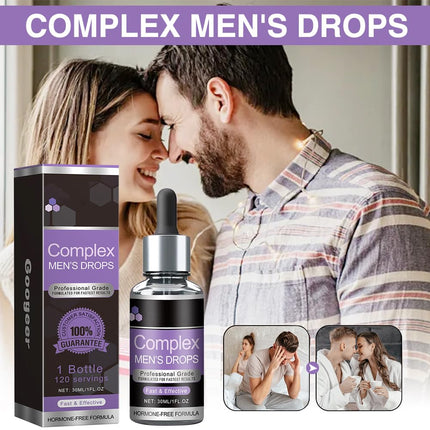 WAWJ® Drops for Men, Men'S Drops, Wewersh Complex Drops For Men, S Drops Super Potent Version, Secret Drops For Strong Men (1pcs) (B)