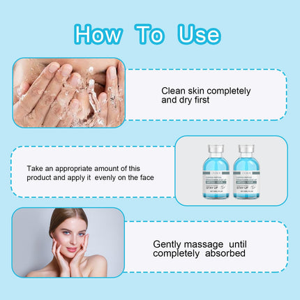 Landrain 2 pieces 30 ML Hyaluron Serum Microneedling, Micro Infusion System