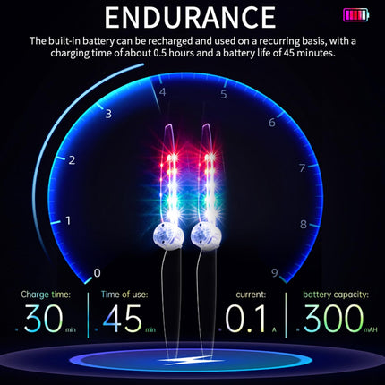 LICHIFIT Propellers with LED Lights For DJI Mavic 3 Pro/Classic/Cine Drone - Flash Paddles Blade Light Emitting Props Night Flight Accessories