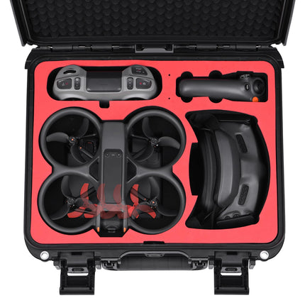 BRDRC avatar 2 bag accessories, case waterproof carrying bag hard case for DJI Avata 2 drone Fly More Combo Suitable for DJI Goggles 3, RC Motion 3, DJI FPV Remote Controller 3 accessories