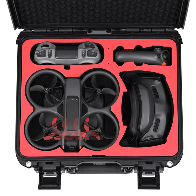 BRDRC avatar 2 bag accessories, case waterproof carrying bag hard case for DJI Avata 2 drone Fly More Combo Suitable for DJI Goggles 3, RC Motion 3, DJI FPV Remote Controller 3 accessories
