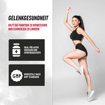 Glucosamine Chondroitin MSM + Hyaluronic Acid + L-Proline | Dietary supplement for joints, cartilage, osteoarthritis, and rheumatism | Supports collagen production | 180 tablets | MST NUTRITION Made in Germany