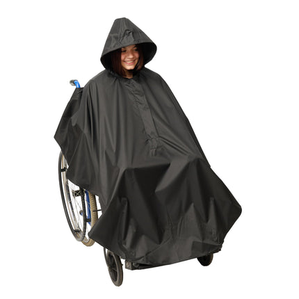 Bramble - Universal Wheelchair Poncho for Rain &amp; Wind Protection - Rain Cape for Wheelchair Users - Robust &amp; Waterproof