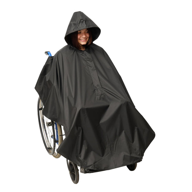 Bramble - Universal Wheelchair Poncho for Rain &amp; Wind Protection - Rain Cape for Wheelchair Users - Robust &amp; Waterproof