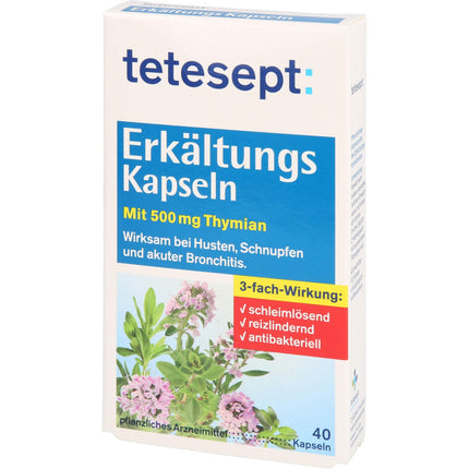 TETESEPT Cold Capsules 40 pcs