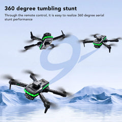 S162 FPV RC Drone, 4K HD Dual Camera WiFi Quadcopter with Waypoint Flying, Adjustable Speed, 360° Flips, Automatic Photography, Automatic Hovering,