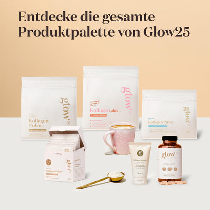 Glow25® Collagen Booster Cream [50 ml] | Face Cream | with Hyaluronic Acid and Vitamin C | Certified Quality