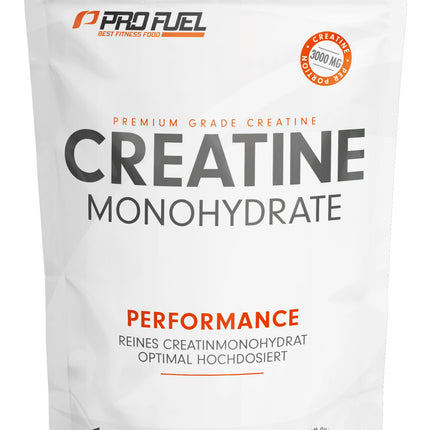 Creatine Monohydrate Powder 500g - Creatine monohydrate in micronized quality with optimal high dosage - pure, without additives, 100% vegan - for 146 applications