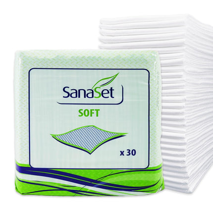 Premium Disposable Incontinence Pads – Maximum Protection, High Absorbency – Waterproof Changing Pads for Dry Mattresses, Beds, Chairs, and Floors | Adults, Seniors, and Babies (90x60, 30)