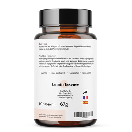 Mini Spark Collagen Hyaluronic Acid Complex | 90 Capsules | 900g bioactive collagen with 220g hyaluronic acid per daily dose | Laboratory tested and processed in Germany