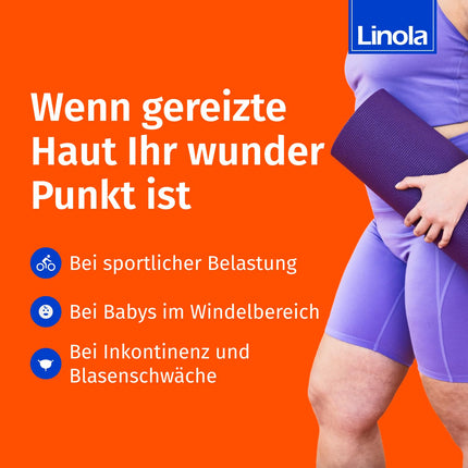 Linola Protective Balm - Twin Pack = 200 ml | Cream for the intimate area, groin area, and buttocks to protect against chafing and soreness | Breathable protective film for irritated and dry skin