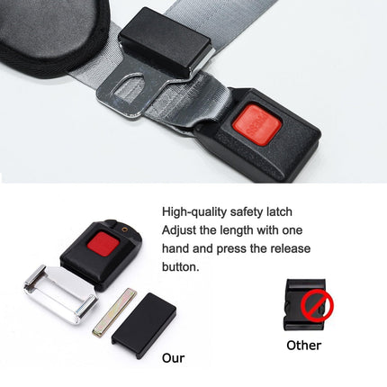 VEXIGO Extremity Mobilization Belt, Traction Belt for Physical Therapy, Manual Traction and Mobility with Pad, 9.8 ft/3 m(A)