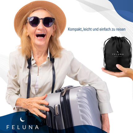 Ergonomic Wedge Pillow for Sleeping, Inflatable Orthopedic Leg Elevator for Relieving Leg and Back Pain, Leg Support Pillow for Knee, Foot, and Ankle After Surgery (Black)