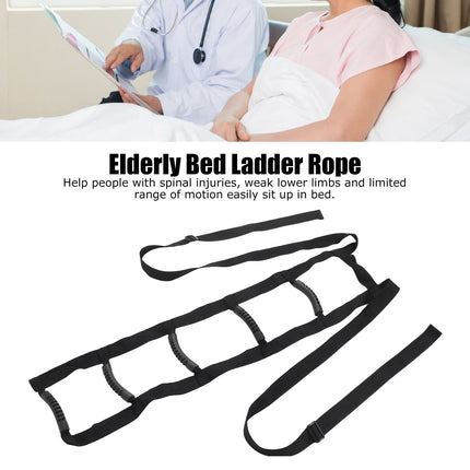 Bed ladder, assist bed ladder, 3.8 cm wide, adjustable bed ladder, assist rope for elderly patients, rope ladder for standing up for healthy care