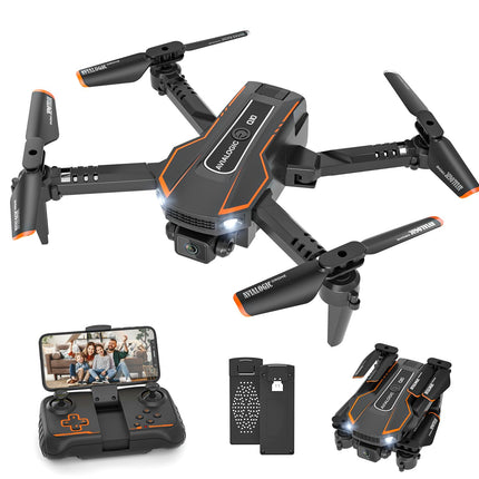 Drone with HD 720P Camera for Kids, RC Drone Quadcopter with WiFi Transmission, Headless Mode, 3D Flip, Altitude Hold, Flight Path, Toys and Gifts for Boys Girls Beginners