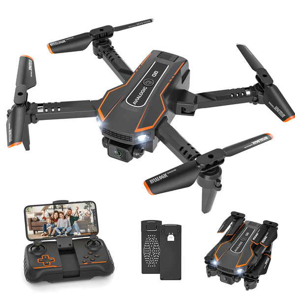 Drone with HD 720P Camera for Kids, RC Drone Quadcopter with WiFi Transmission, Headless Mode, 3D Flip, Altitude Hold, Flight Path, Toys and Gifts for Boys Girls Beginners