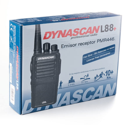 Dynascan L88 Walkie Talkie, Black, 1 walkie