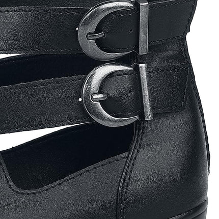 Black Premium by EMP Women's Black High Heels with Straps EU41