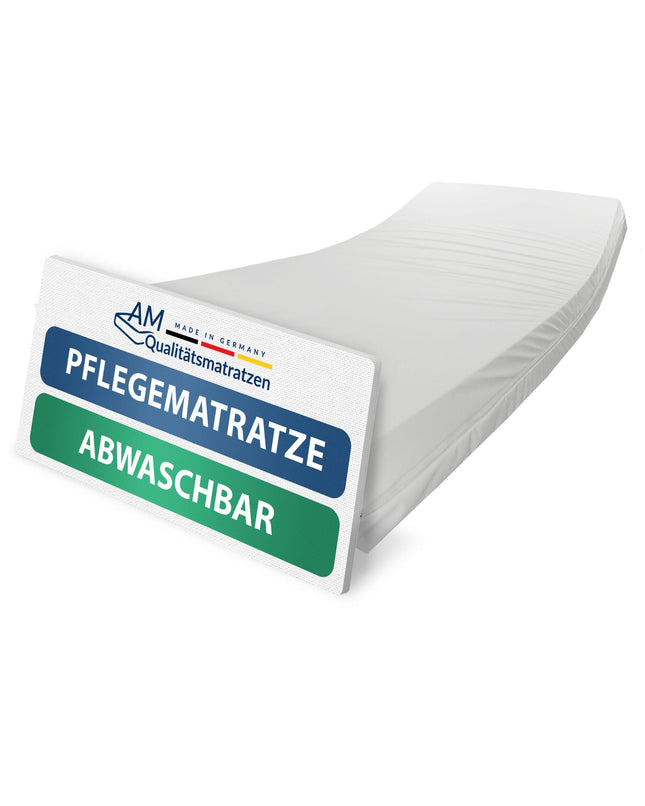 Standard care mattress 100x200cm - Standard for home care - 12cm height - Made in Germany - 100 x 200cm
