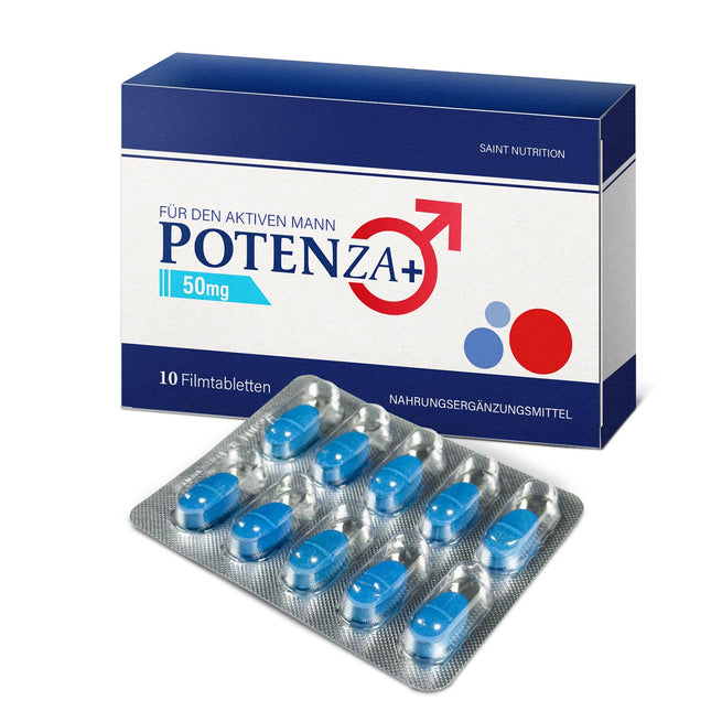 NEW: Potenza for men - high dose with Maca, Guarana, Muira Puama, L-Arginine and Zinc for men - Premium Quality (50)