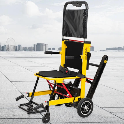 flatpincololee Electric Stair Climber Wheelchair/Mobile Stairlift, 24V13Ah Lithium Battery, Aluminum Alloy Frame, Load Capacity 363 lb