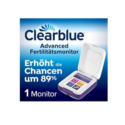 Clearblue Fertility Monitor, Ovulation Test/Fertility Test for Women, 1 Touchscreen Monitor, Ovulation Cycle Computer, 89% Increased Chance of Getting Pregnant