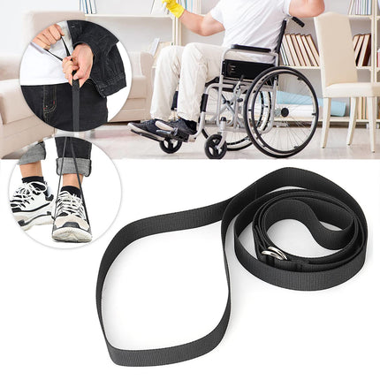Leg Lifter Strap Foot, Rigid Loop Lift for Wheelchair Bed, Car, Rigid Foot Loop Handle for Adults, Seniors, Elderly, Leg Lifting Aid, Riser Loops for Hand and Foot
