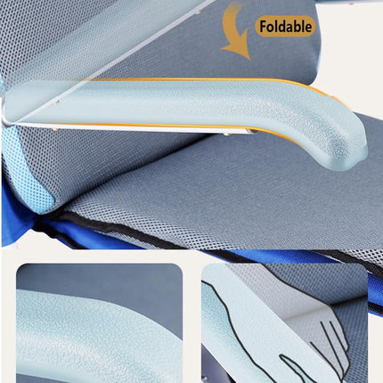 XIUXLI Bed Backrest Support Bed Adjustable Backrest Seat Chair Reading Seat Chair 5 Degree Comfortable Chair Travel Beach Bed Wedge Pillow Gaming Chair for Elderly