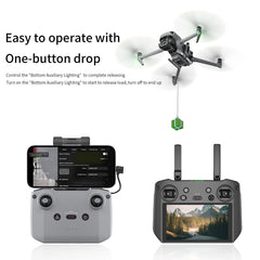 LICHIFIT Drone Airdrop System Universal for DJI Mavic 3 Pro/Mavic 3 Classic/Mavic 3 Drone Multifunctional Payload Release Thrower Transport Delivery Release Drop Device