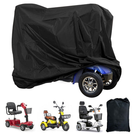 Idota Mobility Scooter Cover, Waterproof Mobility Scooter Cover 210D Oxford Scooter Cover, Universal Cover for Mobility Scooter 140×66×91 cm
