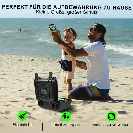 LEKUFEE Compact Portable Waterproof Case for DJI mini 4K/DJI Mini 2 SE Drone and DJI Mini 2 Accessories (Protective Case Only)