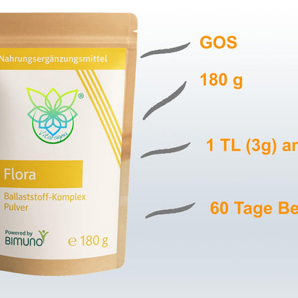 VITARAGNA Bimuno Flora Fiber Complex with GOS as powder - breast milk also for adults, for the intestinal flora and intestinal bacteria, 180g