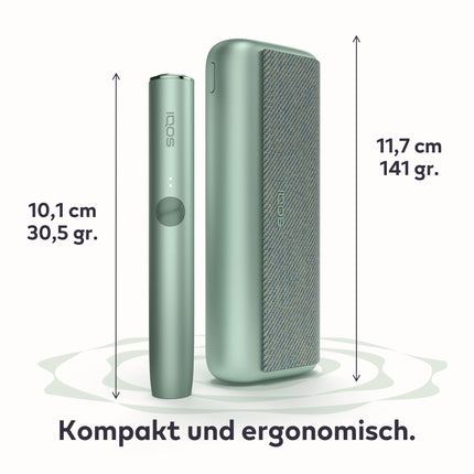 IQOS ILUMA PRIME Kit Jade Green - Tobacco Heater – (available in 2 colors) - for TEREA Tobacco Sticks - our best alternative to cigarettes