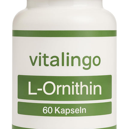 L-Ornithine Capsules - 60 capsules of 500mg each