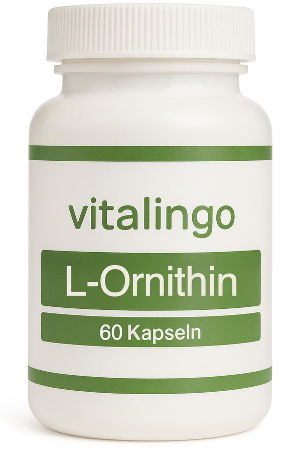 L-Ornithine Capsules - 60 capsules of 500mg each