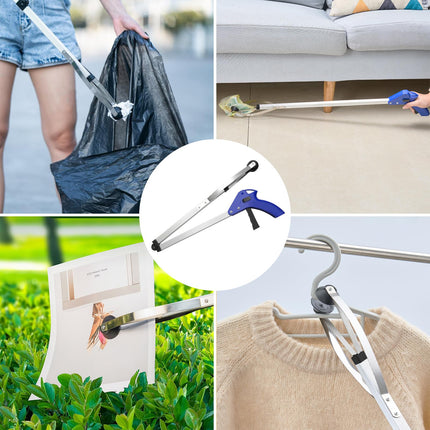 Litter grabber, 83cm, grabber for seniors, foldable grabber, garbage tongs, reacher, aluminum alloy, garbage tongs, grabber for seniors, garbage grabber, grabber aid for seniors, 1 piece