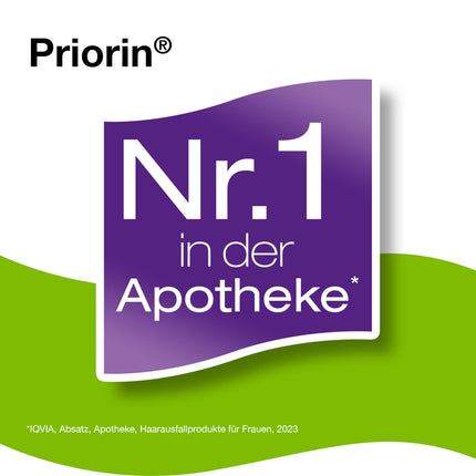 Priorin Liquid - Against hair loss and thinning hair - plant-based - with provitamin B5 and Baicapil - fuller hair after just 12 weeks - 1 x 50 ml