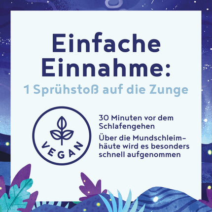 Melatonin Spray High Dose - 400 Day Supply (50ml) - with Valerian, Passionflower, Lemon Balm, Lavender, Vitamins B6 &amp; B1 - Alcohol-Free - Vegan - Raspberry Flavor - Alpha Foods