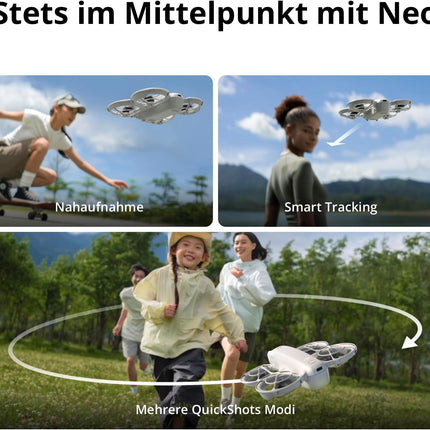DJI Neo Fly More Combo with Versatile Accessories, Mini Drone with 4K Camera, 135g Self-Flying Drone, Follow Me Function, Hand Launch, AI Subject Tracking, with RC-N3 and 3 Batteries