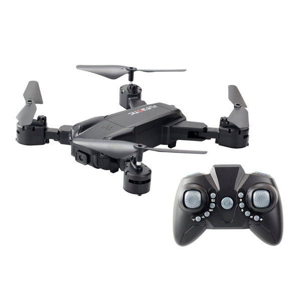 FLYBOTIC Foldable Drone Remote-controlled folding drone 33 cm, foldable with built-in camera, flying toy for children and adults, indoor and outdoor use, ages 14 and up