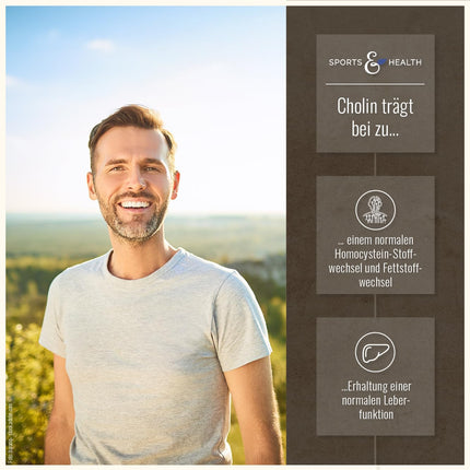 Choline Capsules - High Dose Choline Capsules - 180 High Dose Choline Capsules - Pure Choline Powder in Capsules - Choline