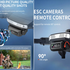OBEST Drone with 4K Camera, Foldable RC Quadcopter with FPV Live Transmission, 360° Obstacle Avoidance, Altitude Hold, 24-30 Minutes Flight Time, 3D Flip, Headless Mode, Mini Drone for Kids Beginners