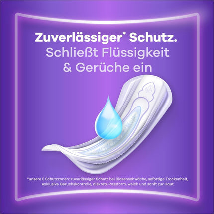 Always Discreet Incontinence Pads for Women Long 26 Pieces All-round protection Incredible discretion
