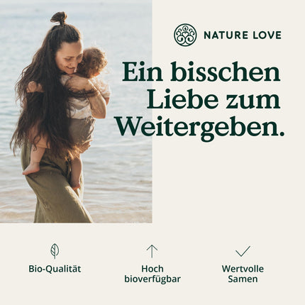 NATURE LOVE® Organic Fenugreek - 240 vegan capsules - Highly dosed with 2600mg per daily dose (650mg per capsule) - Certified organic fenugreek - free from unwanted additives, produced in Germany