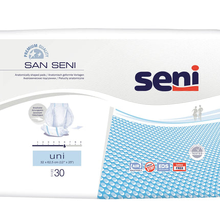 San Seni uni (4 x 30 pcs.) Incontinence pad for severe incontinence