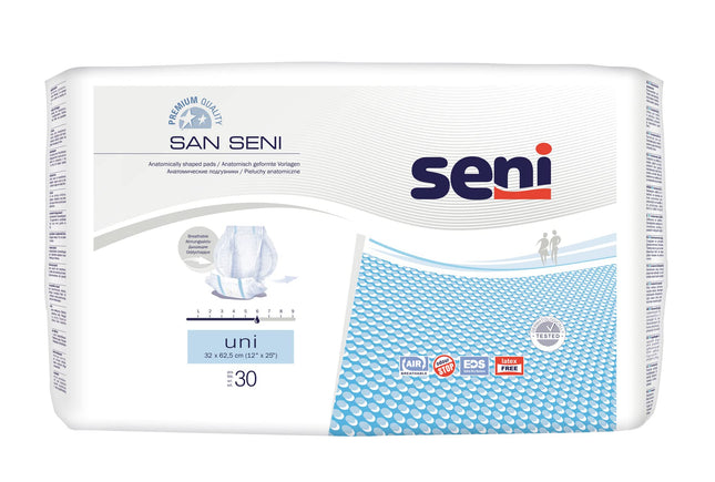 San Seni uni (4 x 30 pcs.) Incontinence pad for severe incontinence
